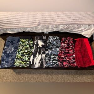 Under Armour Youth size Large lot of shorts and shirts